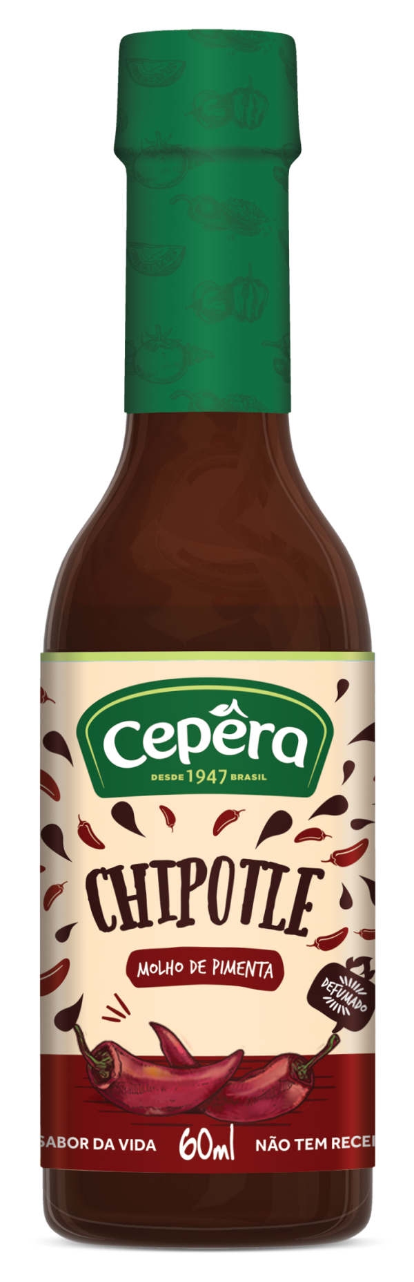 Molho de Pimenta Chipotle 60ml Cepêra
